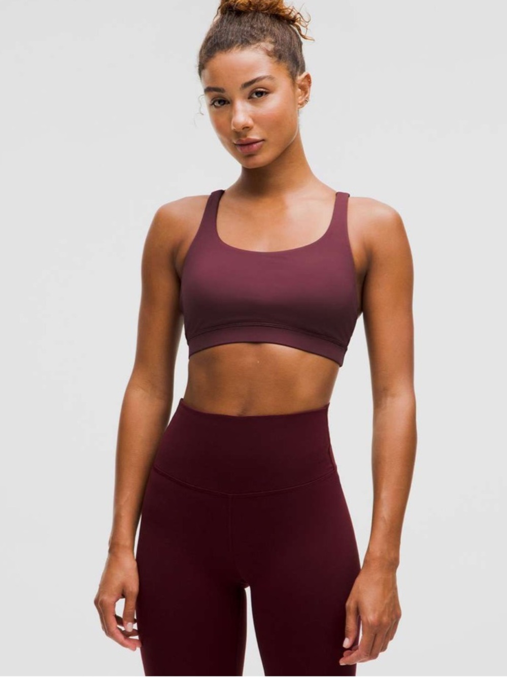 lululemon Energy Bra *Medium
Support, B-D Cups
Colour Garnet size 6
